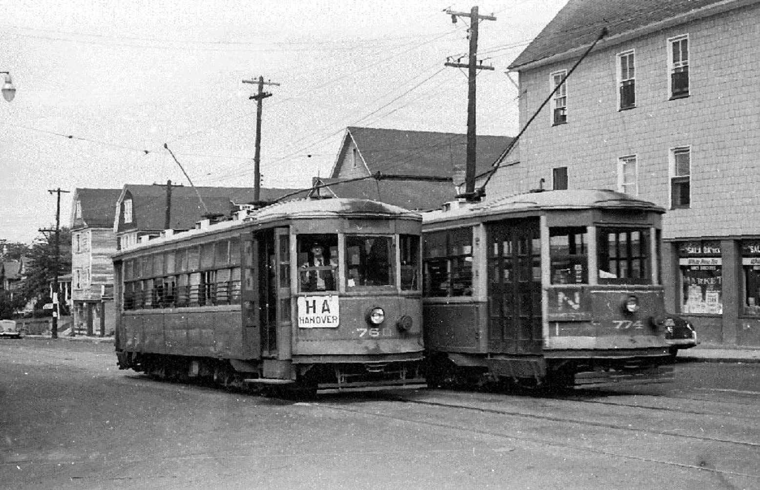 Wilkes Barre Railway Cars 760 and 774