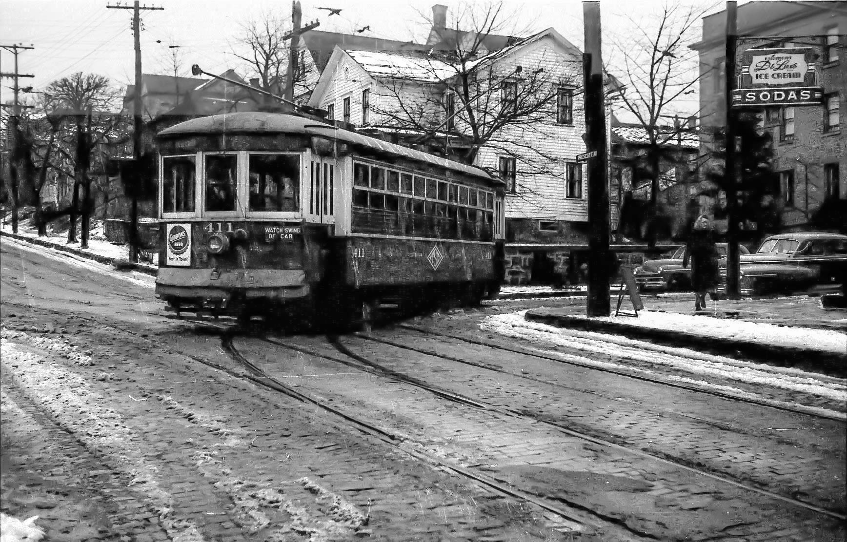 Scranton Railways 411 at Nay Aug Park switch