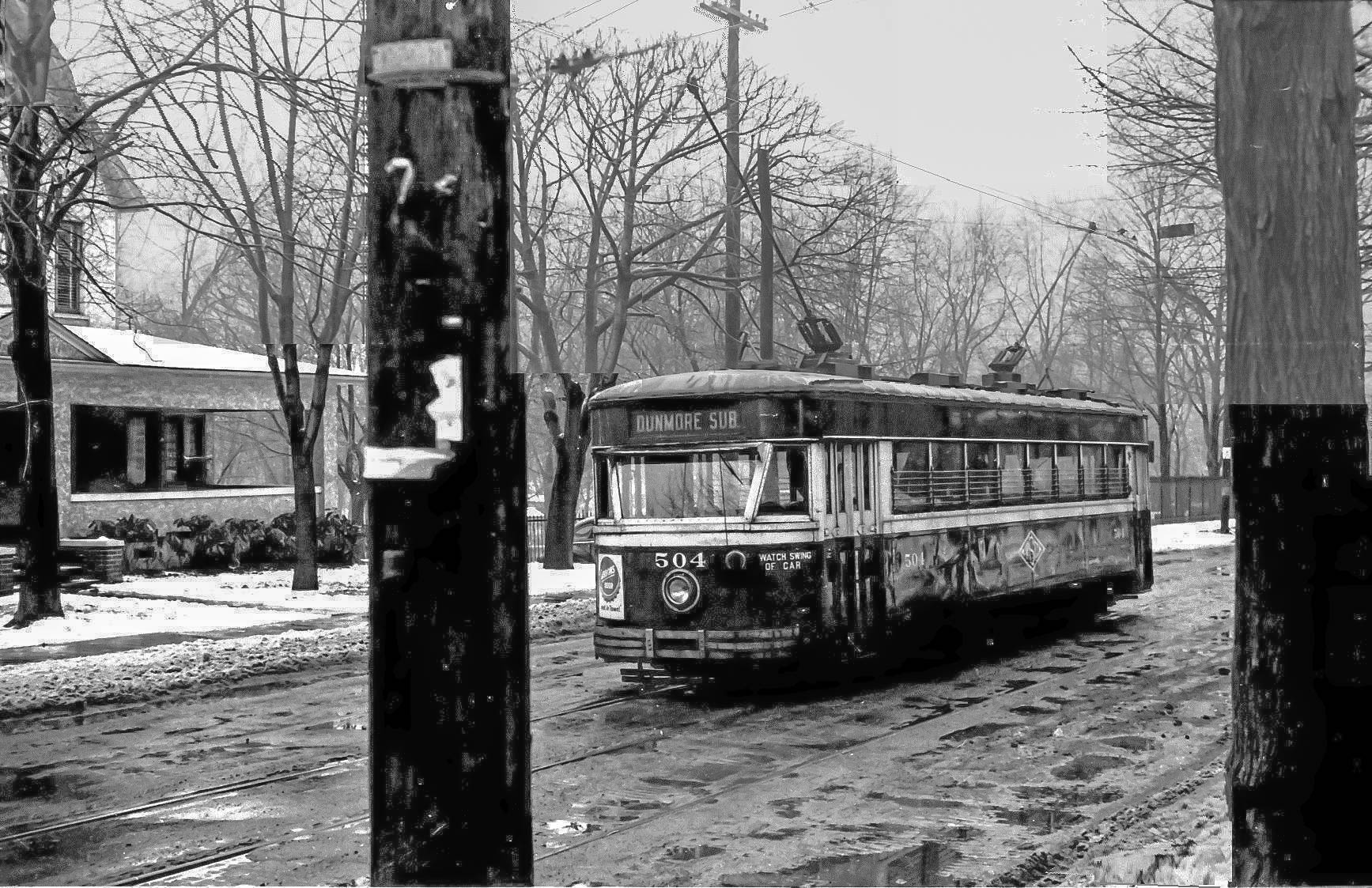 Scranton Railways 504 Dunmore Suburban Terminal