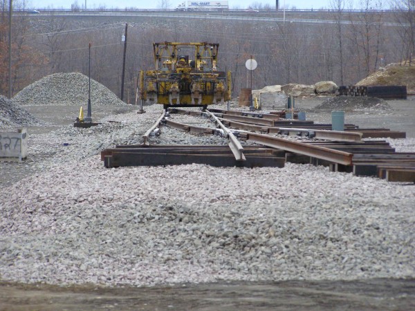 Ladder track under construction