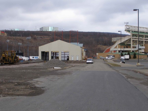 New Barn at Lackawanna County Stadium under construction